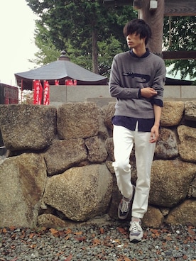 ばりのすけさん（メンズ・181cm）の秋コーディネート