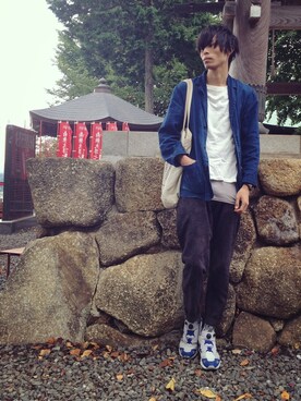 ばりのすけさん（メンズ・181cm）の秋コーディネート