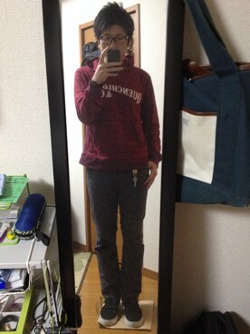 「QUENCHLOUD（クエンチラウド）のアイテム（トップス）」を使った、イガラムさん（メンズ・178cm）の秋コーディネート