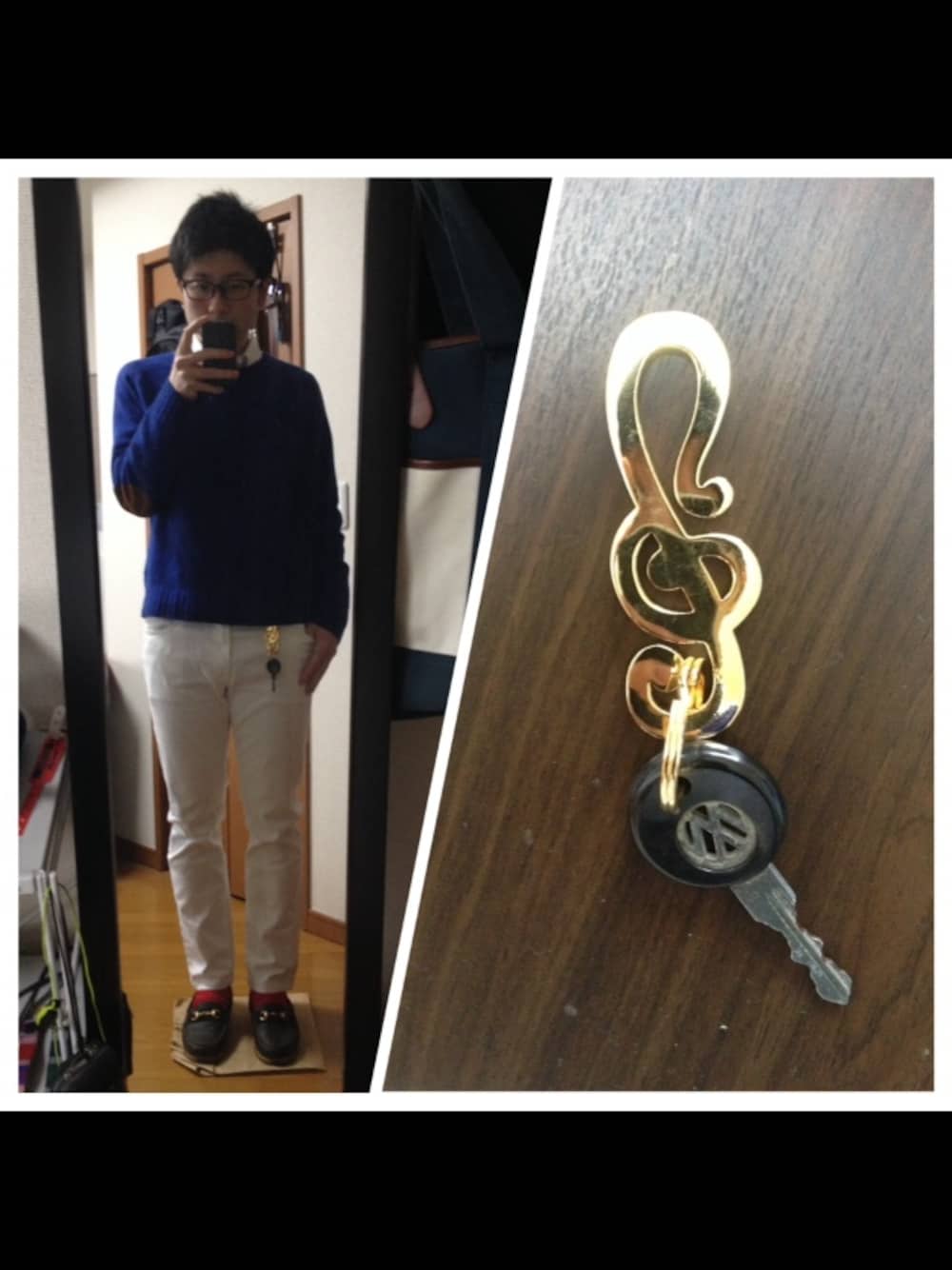 ブラック系のその他シューズ、ホワイト系のシャツ/ブラウスを着用したメンズの冬コーディネートの1枚目の写真