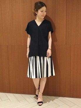 Noble天神ビオロ店スタッフさん(レディース・163cm)の春コーディネート
