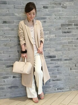 Noble天神ビオロ店スタッフさん（レディース・163cm）の秋コーディネート