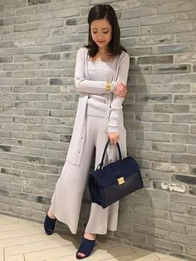 Noble天神ビオロ店スタッフさん（レディース・163cm）の秋コーディネート