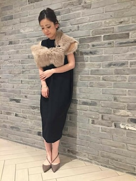 Noble（ノーブル）の「【kaarem】 ハイカラードレス◇（ワンピース  