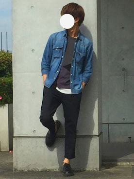 shunさん（メンズ・173cm）の春コーディネート