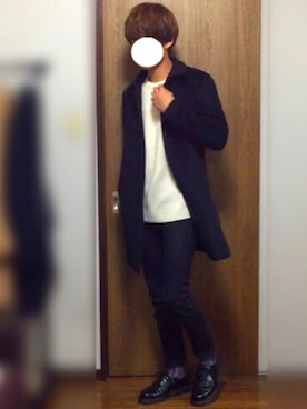 「Dr. Martens（ドクターマーチン）のDr.Martens (ドクターマーチン)/1461 3EYE GIBSON SHOES（その他シューズ）」を使った、shunさん（メンズ・173cm）の秋コーディネート