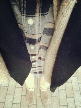 dos.さん（メンズ・169cm）の冬コーディネート