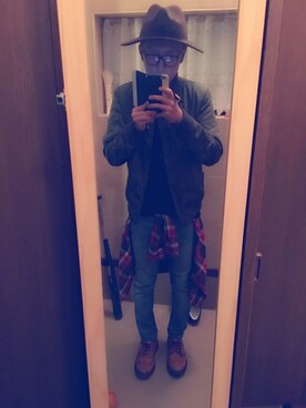 「VERO CUOIO（ヴェロキーオ）のアイテム」を使った、Rikichi☆さん（メンズ・170cm）の春コーディネート