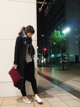 HAZUKIさん（レディース・158cm）の冬コーディネート