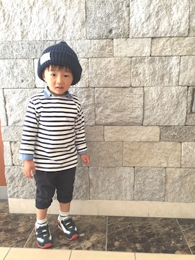「PATRICK（パトリック）のアイテム」を使った、rintamoetさん（キッズ・90cm）の春コーディネート