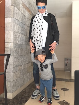 「PATRICK（パトリック）のアイテム」を使った、rintamoetさん（キッズ・90cm）の春コーディネート