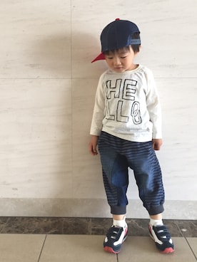 「PATRICK（パトリック）のアイテム」を使った、rintamoetさん（キッズ・90cm）の春コーディネート