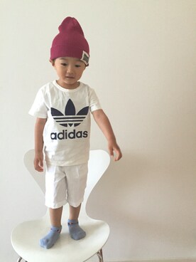 「マヨコーデ」｜rintamoetさん（キッズ・90cm）の春コーディネート