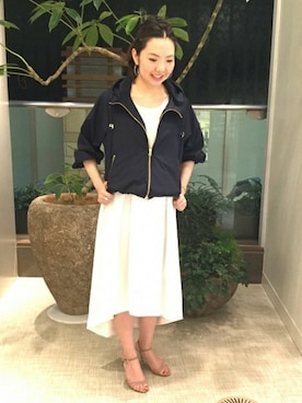 「Noble（ノーブル）のアイテム（ジャケット/アウター）」を使った、accoさん（レディース・163cm）の春コーディネート