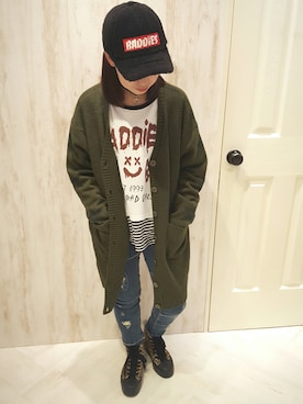 「WORLDWIDELOVE!」｜UKIさん（レディース・155cm）の秋コーディネート
