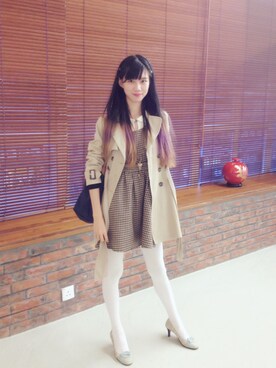 「SNIDEL（スナイデル）のアイテム（チュニック）」を使った、sumiierさん（レディース・172cm）の春コーディネート