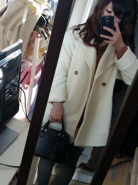 「NICE CLAUP（ナイスクラップ）のアイテム（その他アウター）」を使った、なおさん（レディース・160cm）の冬コーディネート
