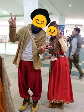 「チャイハネ（チャイハネ）のアイテム（ブーツ）」を使った、Remirinさん（メンズ・175cm）の冬コーディネート