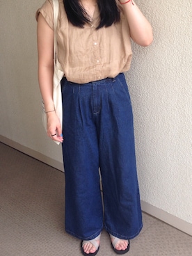 「日本橋」｜okoさん（レディース・155cm）の夏コーディネート