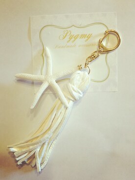 「タッセル」｜「アイテム（チャーム）」を使った、pygmyさん（レディース・162cm）の夏コーディネート