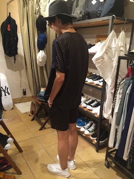 「NIT（ニト）のアイテム」を使った、Yusei kanoさん（メンズ・178cm）の夏コーディネート