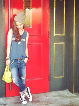 「Ungrid（アングリッド）のアイテム（その他）」を使った、kazumi ✩  さん（レディース・159cm）の春コーディネート