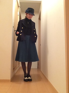 「シャネル」｜「アイテム（その他）」を使った、eliypyonさん（レディース・156cm）の冬コーディネート
