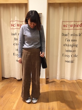 みかさん（レディース・160cm）の秋コーディネート