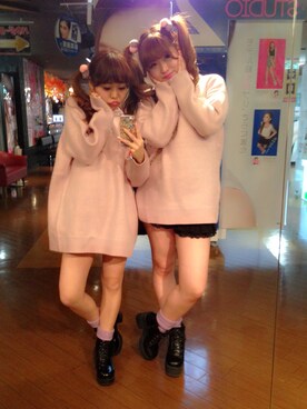 「dazzlin（ダズリン）のアイテム（その他）」を使った、knmnyanさん（レディース・152cm）の秋コーディネート