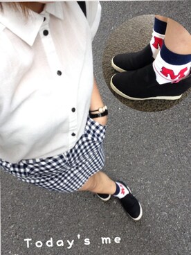 Mizuhoさん（レディース・153cm）の夏コーディネート