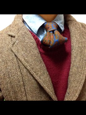 「BROOKS BROTHERS（ブルックスブラザーズ）のアイテム（ファッション雑貨、その他）」を使った、medさん（メンズ）の秋コーディネート