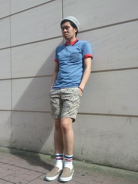 スタッフさん（メンズ・177cm）の夏コーディネート