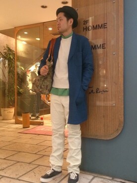 スタッフさん（メンズ・177cm）の秋コーディネート