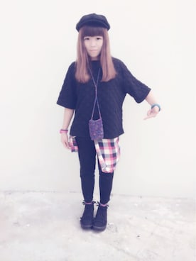 「Planet」｜「アイテム（財布/小物）」を使った、PENNYさん（レディース・156cm）の春コーディネート