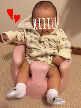 RiiiUさんの（gelato pique Baby＆Kids | ジェラートピケ　ベイビーアンドキッズ）を使ったコーディネート