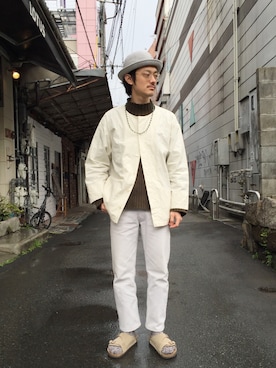 「SASQUATCHfabrix.（サスクワァッチファブリックス）のアイテム」を使った、poggyさん（メンズ・173cm・20代）の春コーディネート