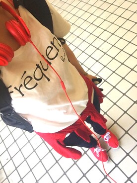 「beats. by dr.dre（ビーツバイドクタードレ）のアイテム（その他）」を使った、りきゅこ/shop→variétéさん（レディース・158cm）の夏コーディネート
