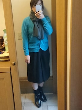 「ECCO（エコー）のアイテム（シューズ）」を使った、Ruolinさん（レディース・160cm）の春コーディネート