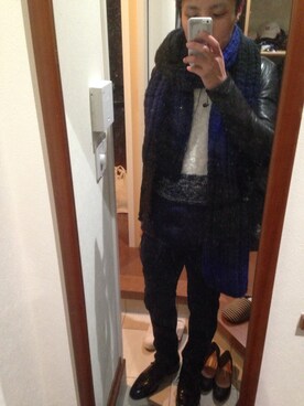 「MofM(manofmoods)（マンオブムーズ）のアイテム（ライダースジャケット）」を使った、yu-kiさん（メンズ・168cm）の春コーディネート