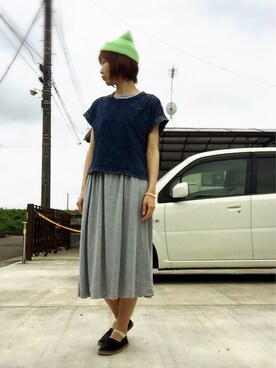 めんめさんさん（レディース・163cm）の夏コーディネート