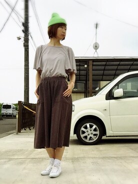 めんめさんさん（レディース・163cm）の夏コーディネート