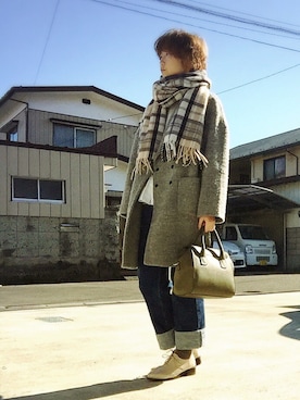 めんめさんさん（レディース・163cm）の冬コーディネート