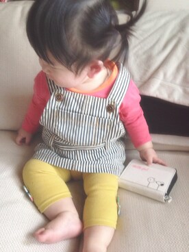 「おめかしコーデ」｜izuさん（キッズ・70cm）の春コーディネート