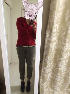 a*さん（レディース・157cm）の冬コーディネート