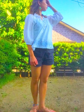 まこさん（レディース・161cm）の夏コーディネート