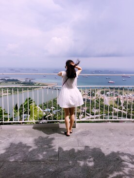 「アイテム（ビーチサンダル、ブラック系）」を使った、Kiramaoさん（レディース・165cm）の冬コーディネート