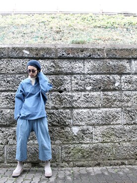 「override 」｜H>FRACTALさん（メンズ・180cm）の春コーディネート