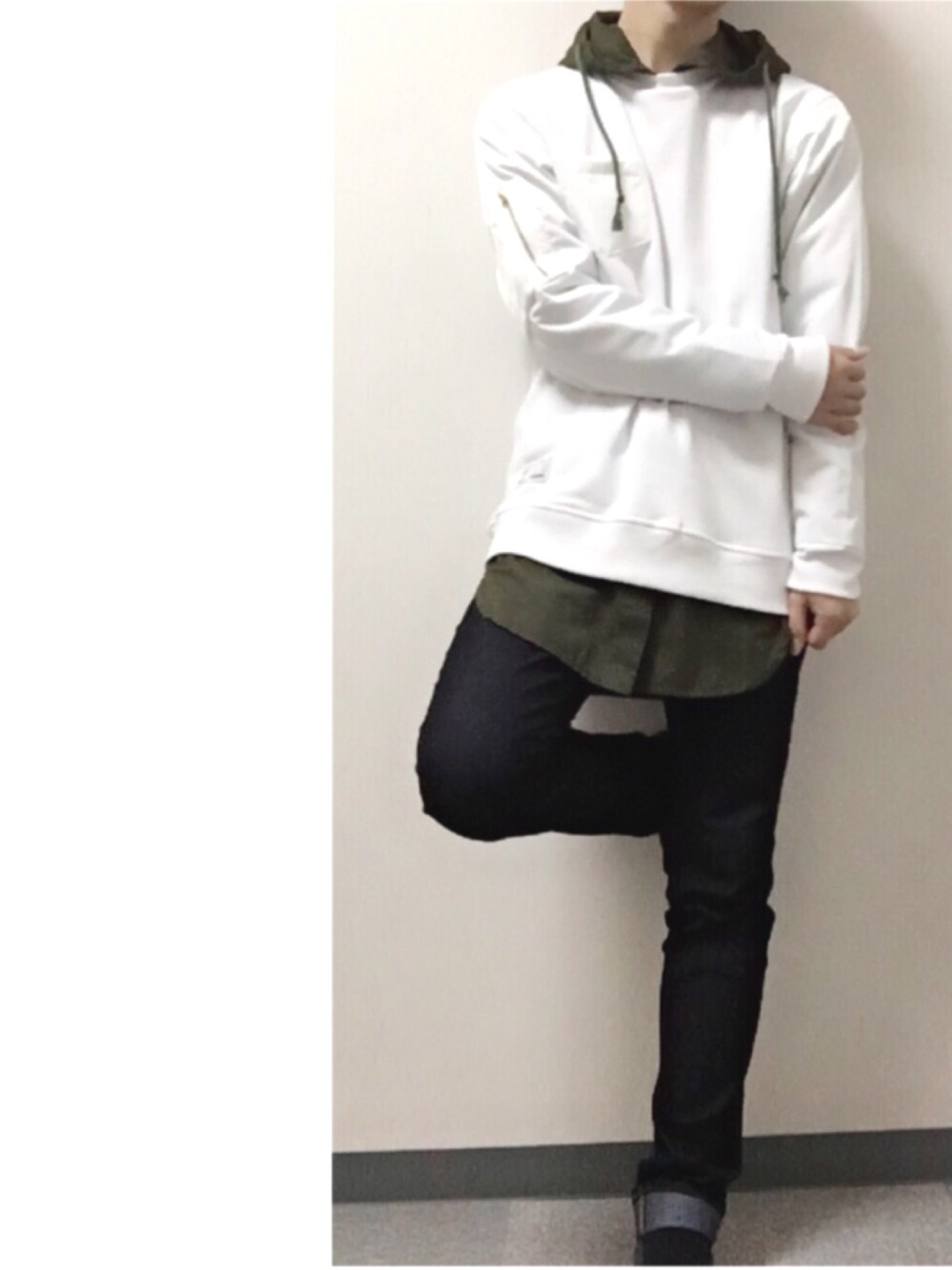 「高校生、男子高校生、春、アベイル、GU、WEGO、スキニーデニム、プチプラ、プチプラコーデ、安い」｜naokiさん（メンズ・163cm）の春コーディネートの1枚目の写真