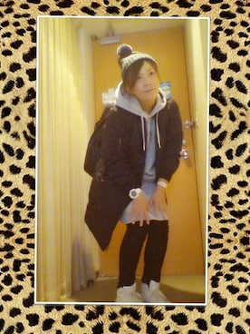 「サブサエティ(Subciety)」｜「アイテム（アクセサリー）」を使った、нiяосо ☺さん（レディース・163cm）の秋コーディネート