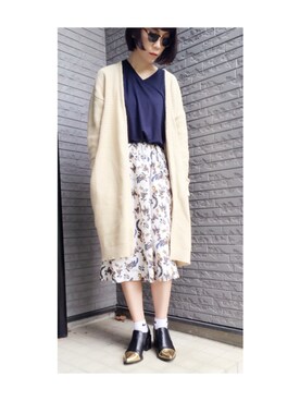 「murua」｜AKANEさん（レディース・161cm）の春コーディネート